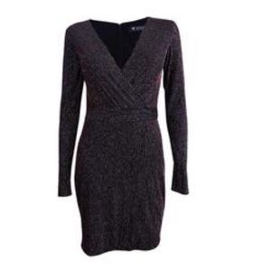 GUESS - beautiful metallic striped long sleeve - size 0